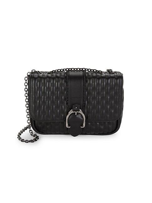 Longchamp Quilted Leather Chain Shoulder Bag