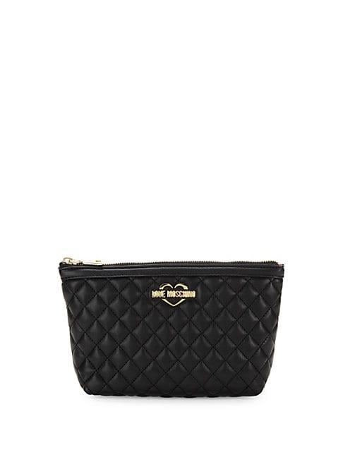 Love Moschino Super Quilted Travel Pouch