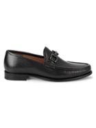 Bruno Magli Enzo Pebbled Leather Loafers