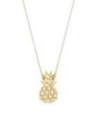 Saks Fifth Avenue Pineapple 14k Yellow Gold Pendant Necklace