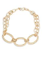 Robert Lee Morris Collection Three Large Linked Chain Necklace