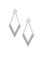 Swarovski Crystal & Rhinestone Drop Earrings