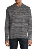 Standard Issue Nyc Cotton-blend Henley Sweater