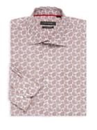 Levinas Contemporary-fit Paisley Dress Shirt
