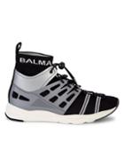 Balmain Jason Technical Cage Sock Sneakers