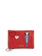Love Moschino Faux Leather Convertible Clutch