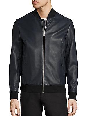 Theory Malone Leather Jacket