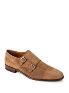 Bruno Magli Wesley Leather Monk Shoes