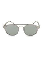 Bottega Veneta Novelty 50mm Round Sunglasses