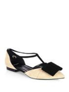 Pierre Hardy Obi Suede D'orsay Flats