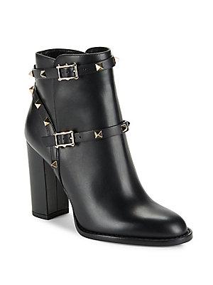 Valentino Studded Leather Boots