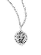 Lois Hill Sterling Silver Cutout Pendant Necklace