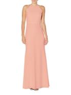 Laundry By Shelli Segal Ruffle-back Floor-length Gown