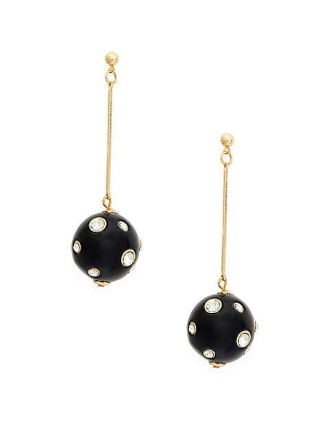 Kenneth Jay Lane Candy Ball Crystal-embellished Drop Earrings