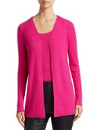 Saks Fifth Avenue Collection Wool Elite Open Cardigan