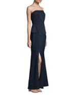Laundry By Shelli Segal Strapless Floor-length Gown