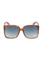 Max Mara Fancy 58mm Oversize Butterfly Sunglasses
