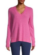 Saks Fifth Avenue Cashmere V-neck High-low Sweater