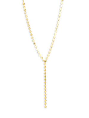 Mary Louise Designs 22k Yellow Gold Designer Circle Chain Y Necklace
