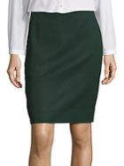 Akris Solid Pencil Skirt