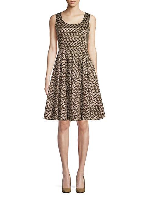 Dolce & Gabbana Graphic Cotton Fit-&-flare Dress