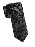 Versace Collection Textured Abstract Silk Tie