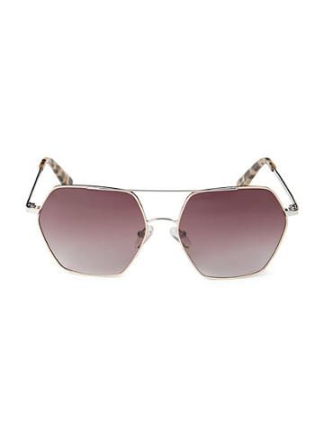 O By Oscar De La Renta 58mm Square Sunglasses