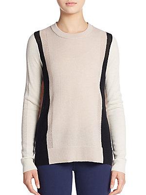 Vince Colorblock Cashmere Sweater