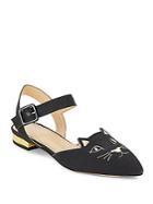 Charlotte Olympia Mid-century Kit Ankle-strap Flats