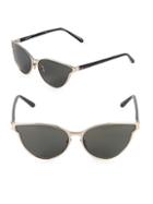 Linda Farrow Luxe 63mm Cat-eye Sunglasses