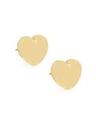 Ippolita Glamazon 18k Yellow Gold Heart Stud Earrings