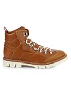 Bally Contrast Stitch Leather Boots