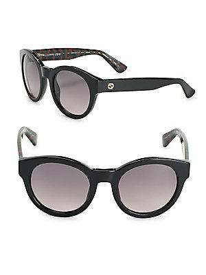 Gucci 51mm Full-rim Cat's Eye Sunglasses