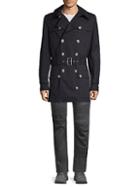 Balmain Double-breasted Cotton Trench Coat