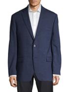 Robert Graham Tailored-fit Textured Wool-blend Sportcoat