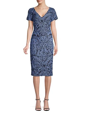 Js Collections Soutache-trimmed Sheath Dress