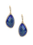 Ava & Aiden Lapis Lazuli & Crystal Drop Earrings
