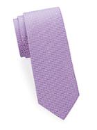 Saks Fifth Avenue Made In Italy Micro Square Silk Tie