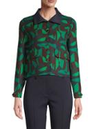 Akris Isidor Abstract-print Stretch Cotton Jacket