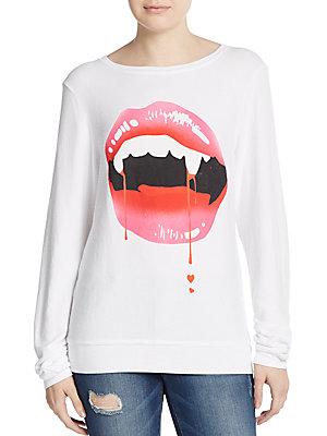 Wildfox Lady Is A Vamp Graphic Sweatshirt