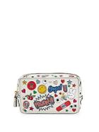 Anya Hindmarch Graphic Leather Make-up Pouch
