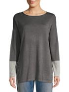 Eileen Fisher Colorblock Knit Tunic