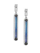 Armenta New World Sapphire & Mother-of-pearl Sterling Silver Geometric Earrings