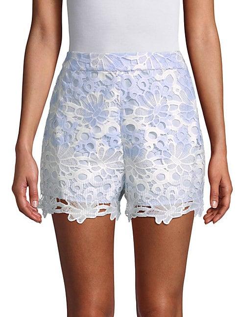 English Factory Floral Embroidered Shorts