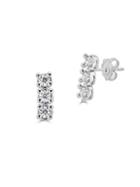Saks Fifth Avenue Diamond And 14k White Gold Fashion Earrings