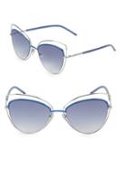 Marc Jacobs 56mm Butterfly Sunglasses