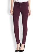 J Brand Luxe Sateen Mid-rise Skinny Jeans