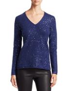 Saks Fifth Avenue Sequined Cashmere Sweater
