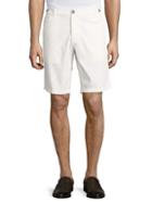 Eleventy Solid Cotton Bermuda Shorts