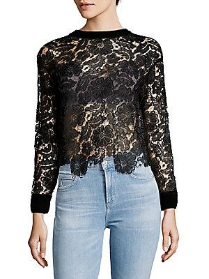 Alice + Olivia Pullover Long Sleeve Top